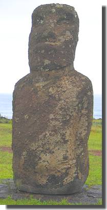 Moai im Sebastian Englert Museum